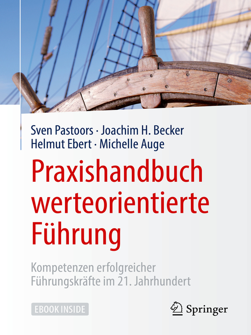 Title details for Praxishandbuch werteorientierte Führung by Sven Pastoors - Available